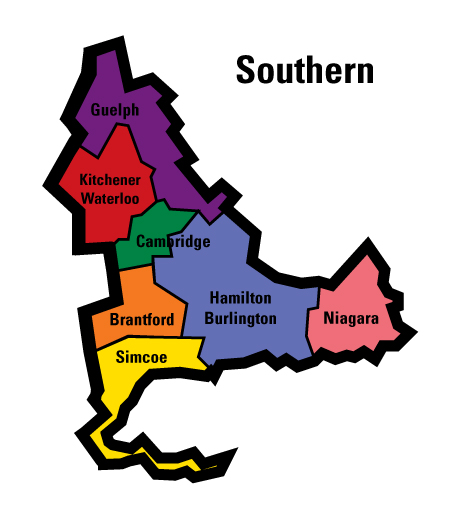 Map of SOuthern Ontario