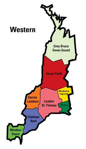 Map of Western Ontario