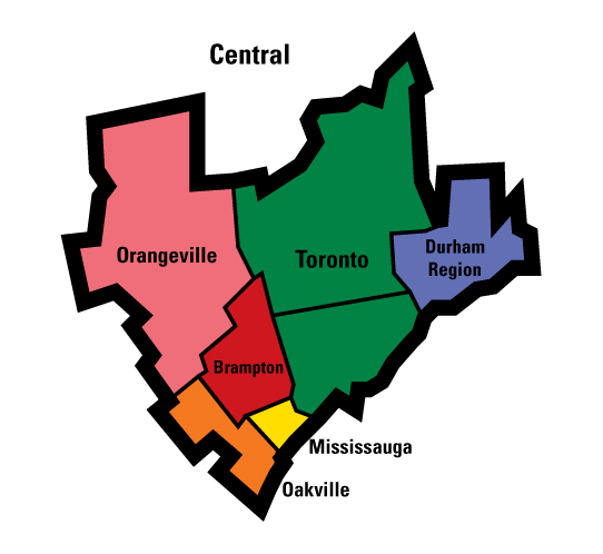 Map of Central Ontario